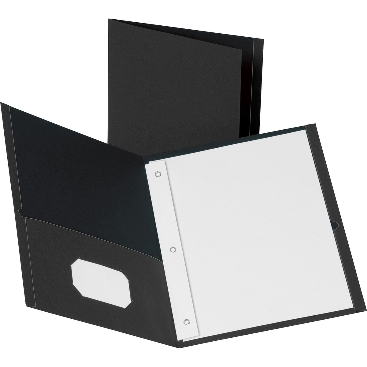 Business Source Folder 2Pocket W/Fastnr Bk