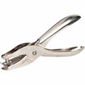 Business Source Punch Single Hole 1/4' Slvr