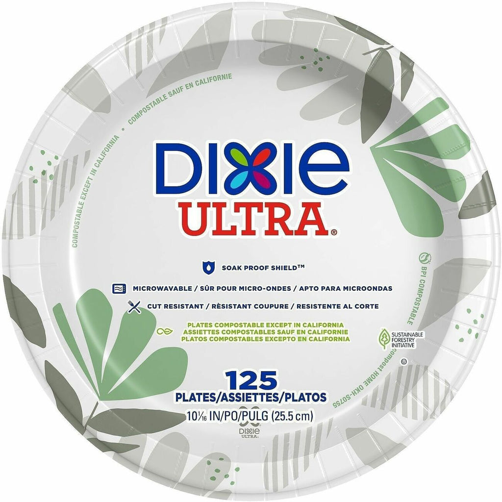 Dixie Ultra Pathways Plates, 10-1/16"
