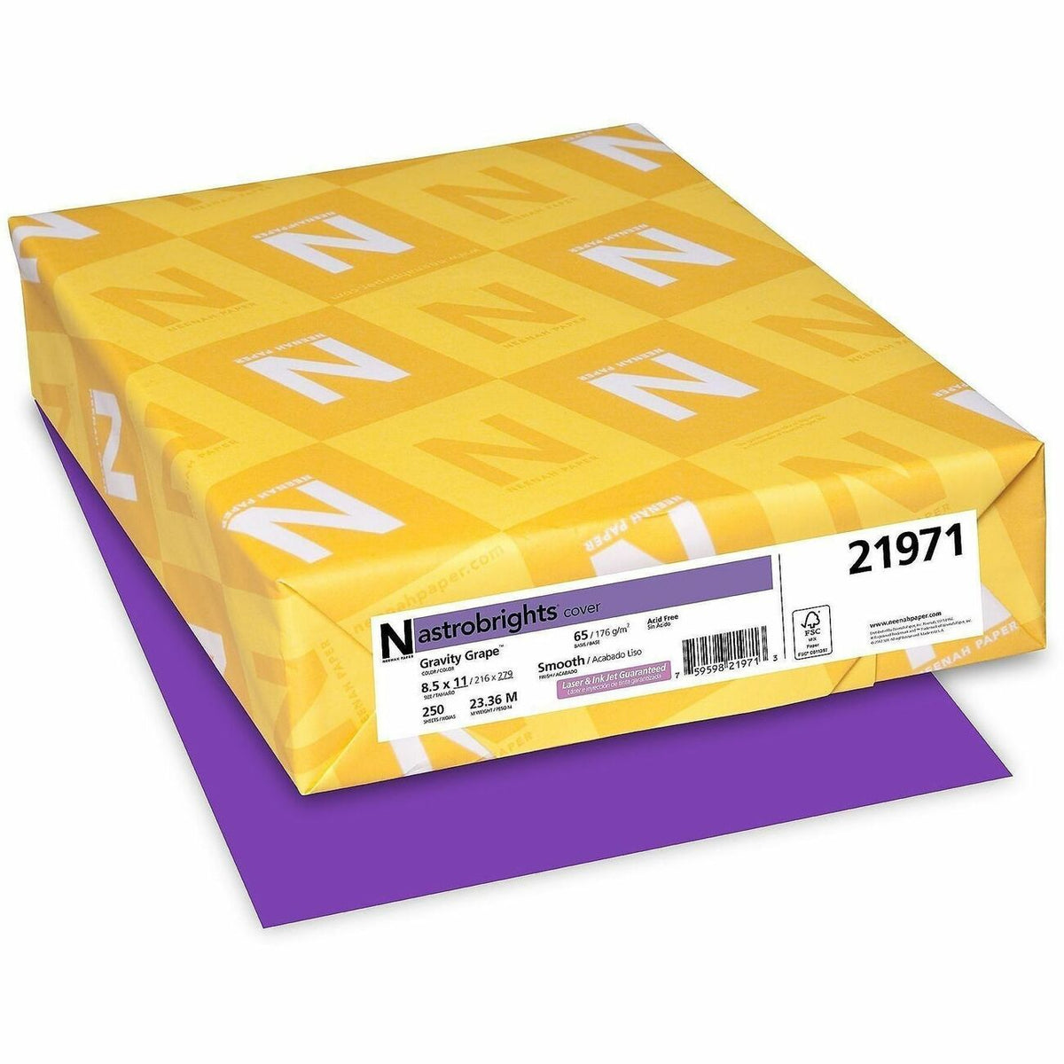 Astrobrights Color Cover Stock - Grape