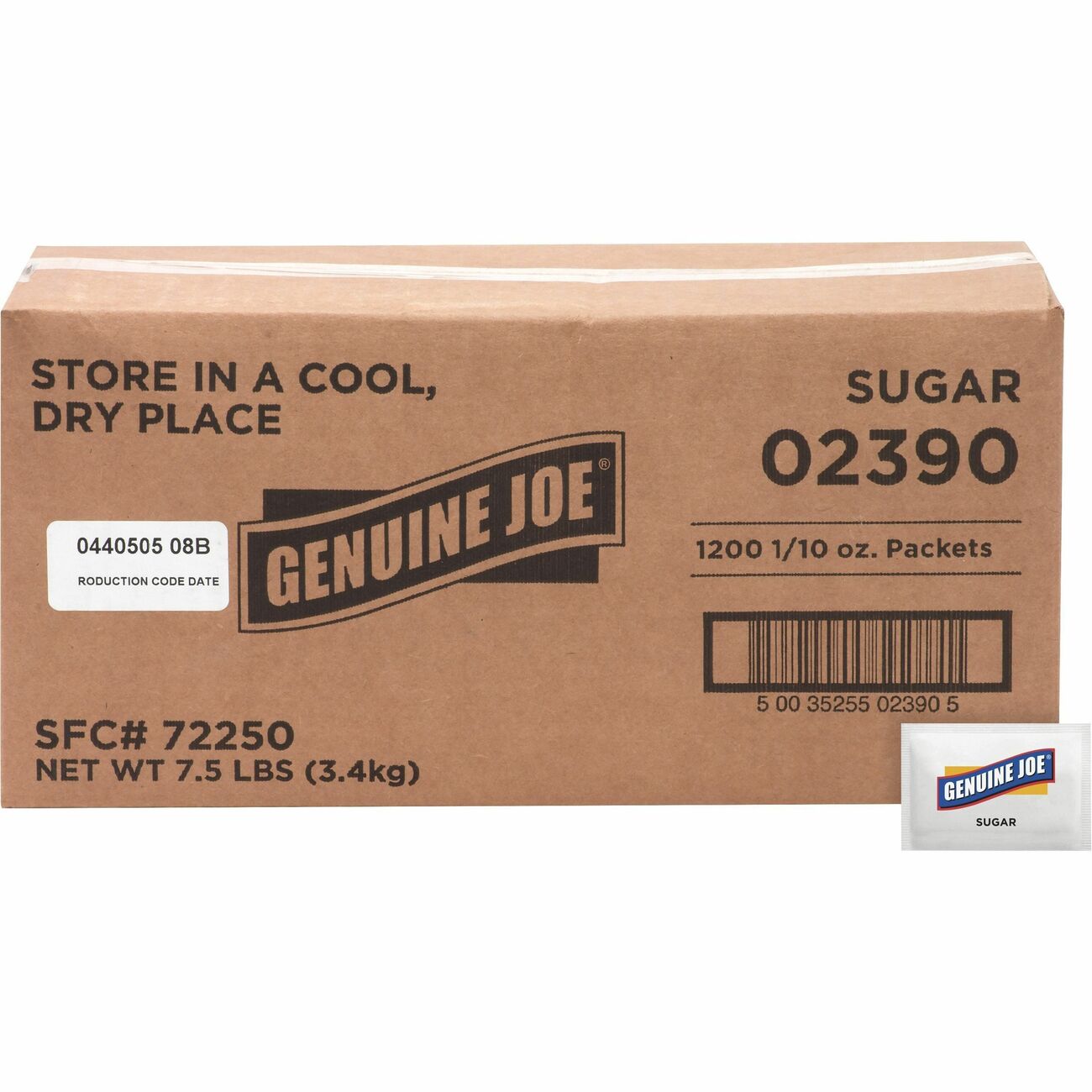 Genuine Joe Sugar Packets 1200