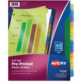 Avery Dividers Plastic A-Z