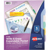 Avery Divider Crnrlock 5Tab Multi