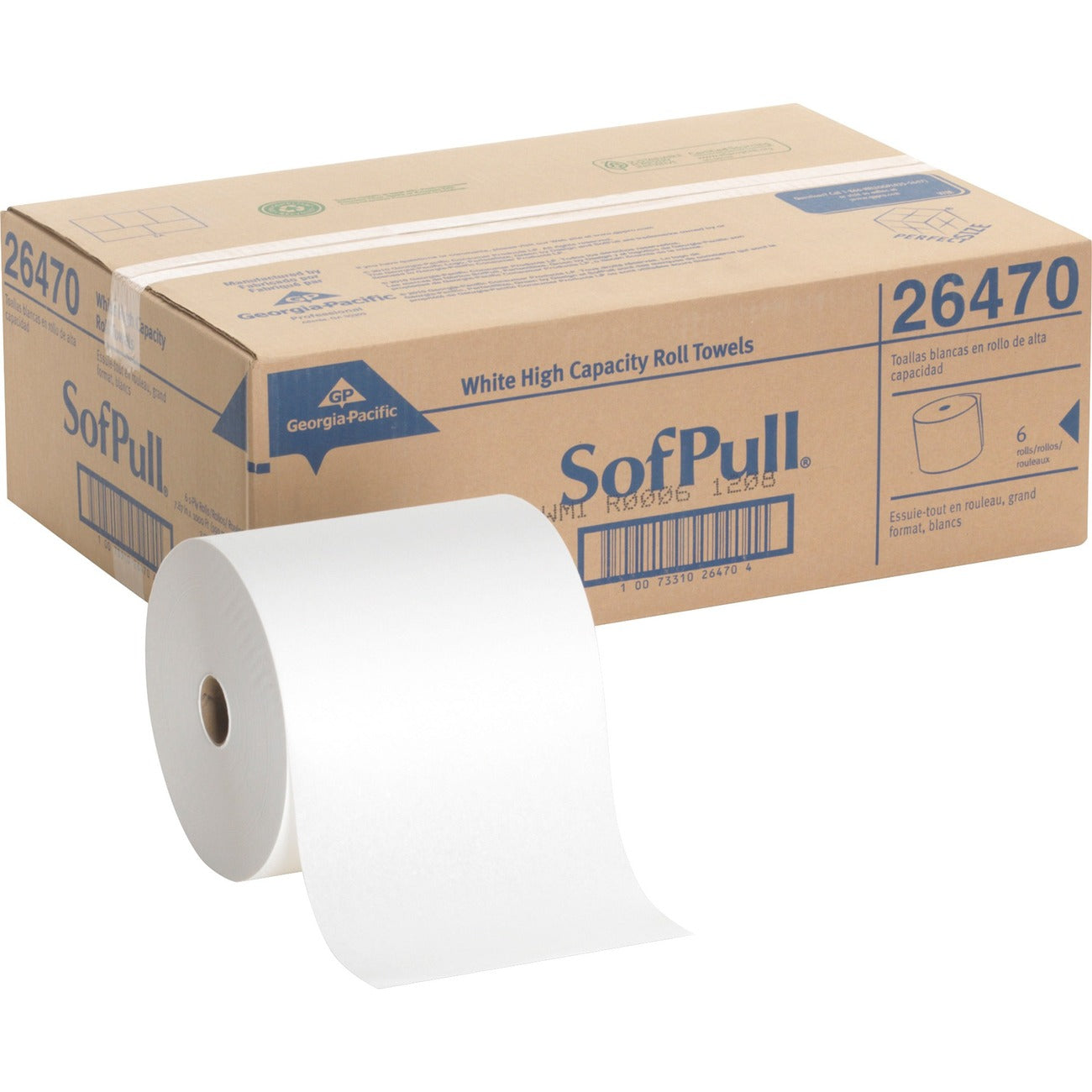 Georgia-Pacific Towel Roll Hrdwnd White