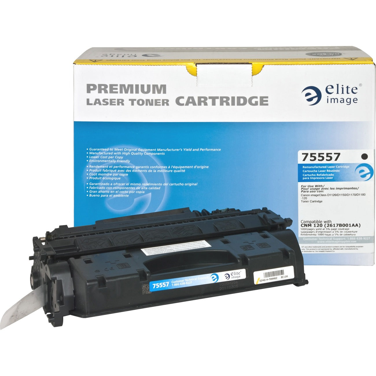 Elite Image Crtdg Canon 120 Bk 5 000Pgs