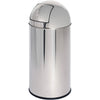 Genuine Joe Bin Push 12 Gal Stst