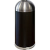 Genuine Joe Top Domed 15 Gal Bk/Ss