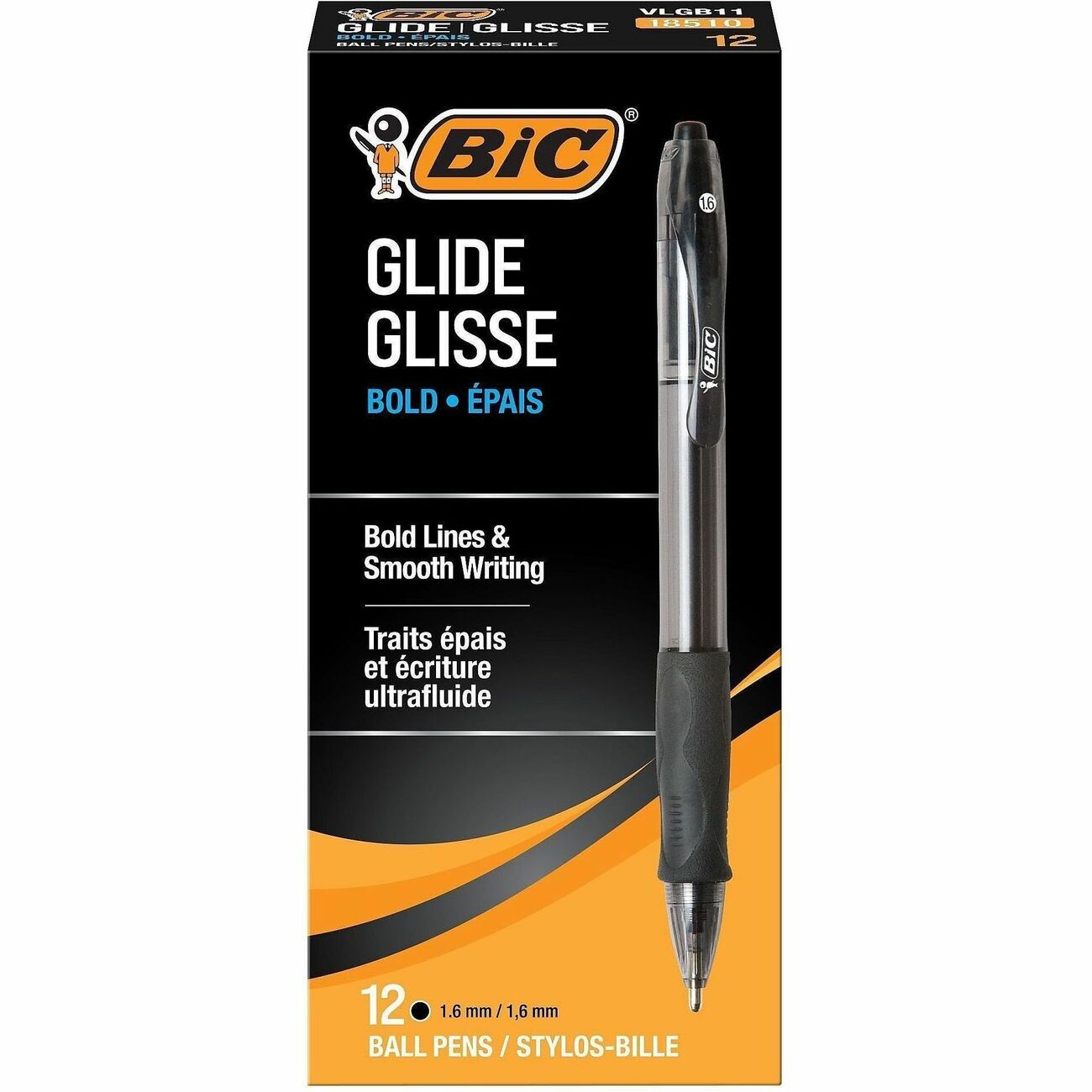 BIC Pen Velocity Ballpt Bold Bk