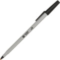 Business Source Pen Ballpoint Stick Fine Bk