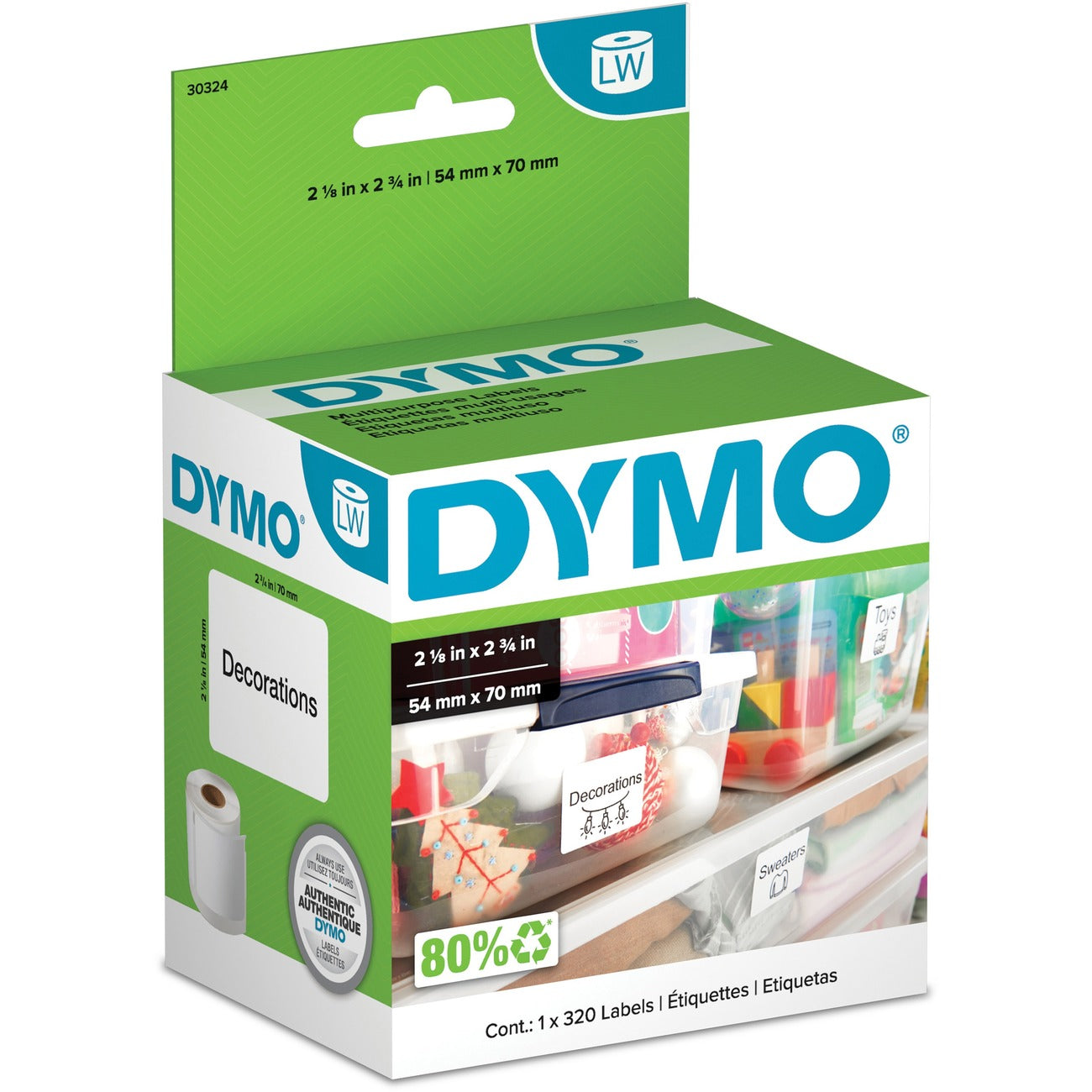 DYMO Label Dsk/Badge We 320 Rl