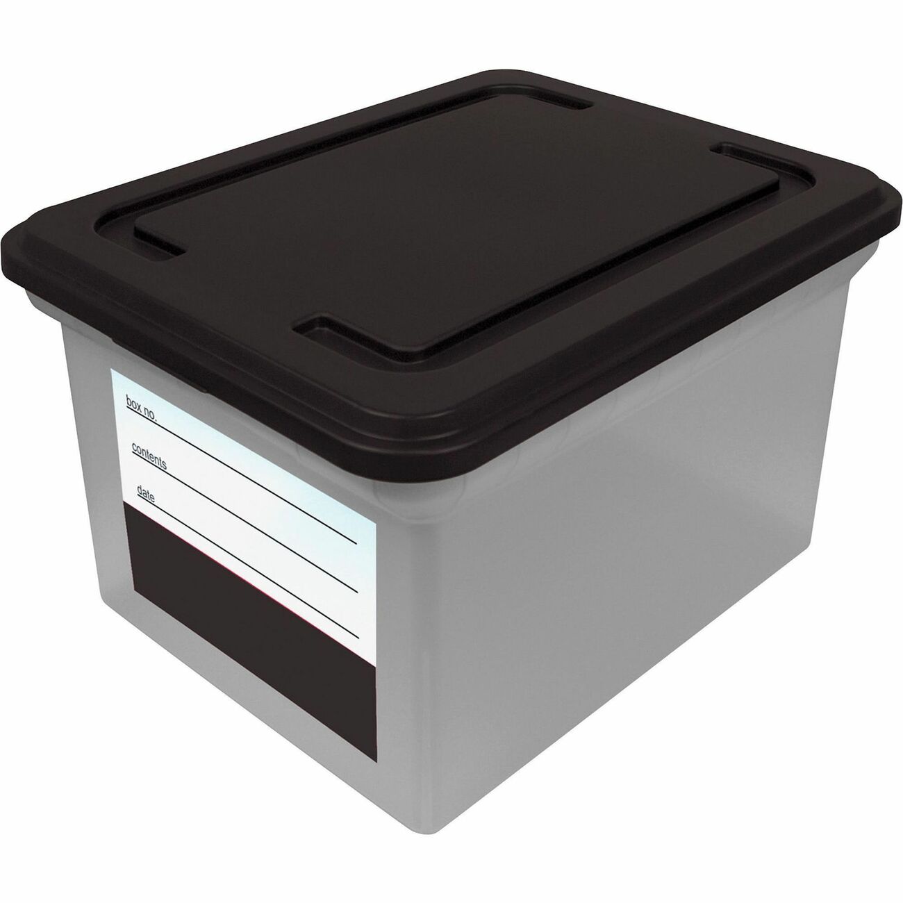Advantus Tote File With Label