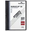 Durable Cover Rprt Duraclip 30Sh Bk