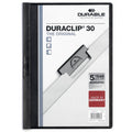 Durable Cover Rprt Duraclip 30Sh Bk