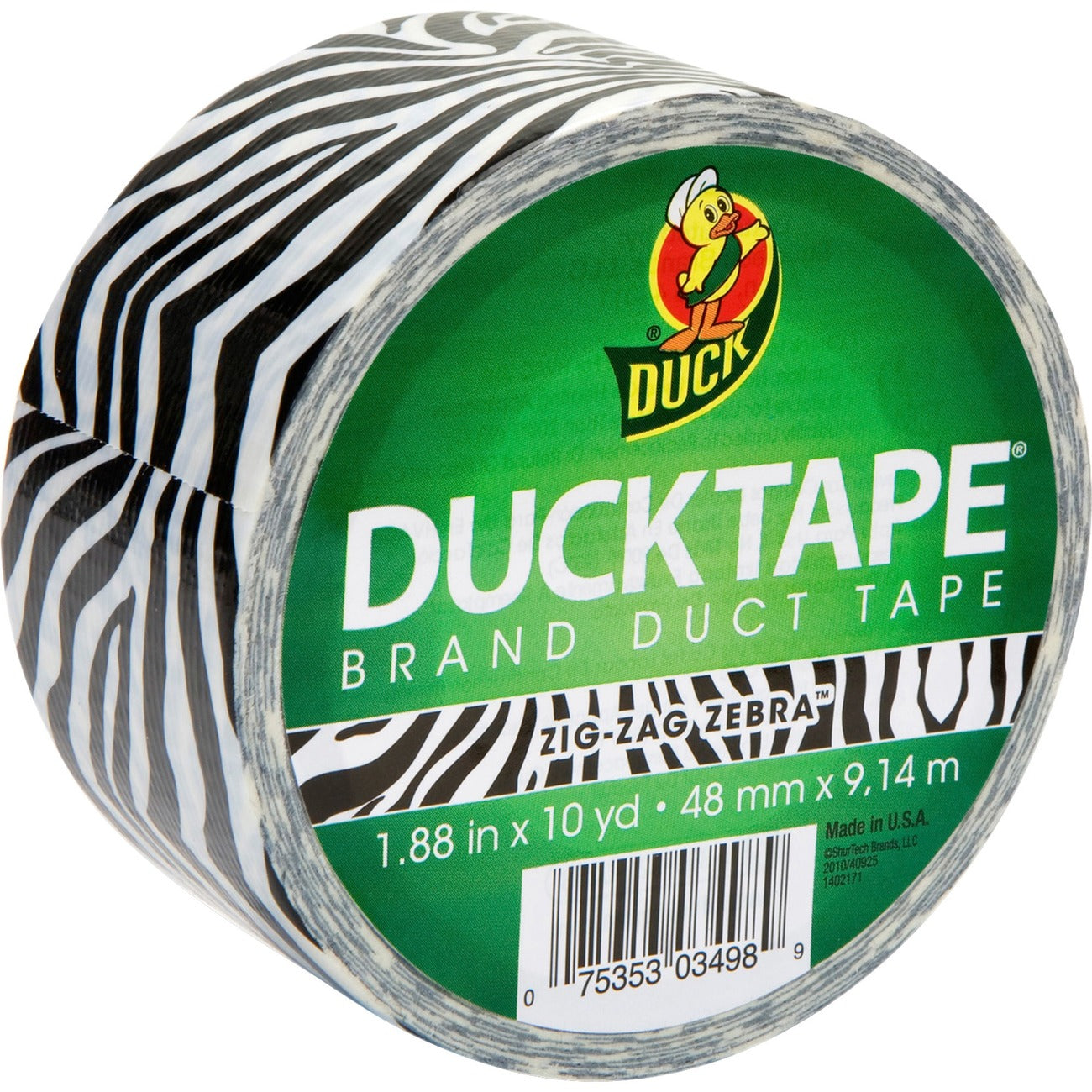 Tape Duck Zebra 1.88X10Yd