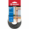 VELCRO® ONE-WRAP Thin Ties 15in x 1/2in Ties Gray & Black 30 ct