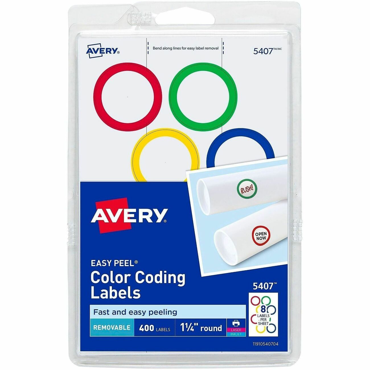 Avery Label Rnd Dot 8Up