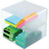 deflecto Organizer Cube W/Clps Cl