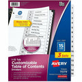 Avery Divider Index 15Tab