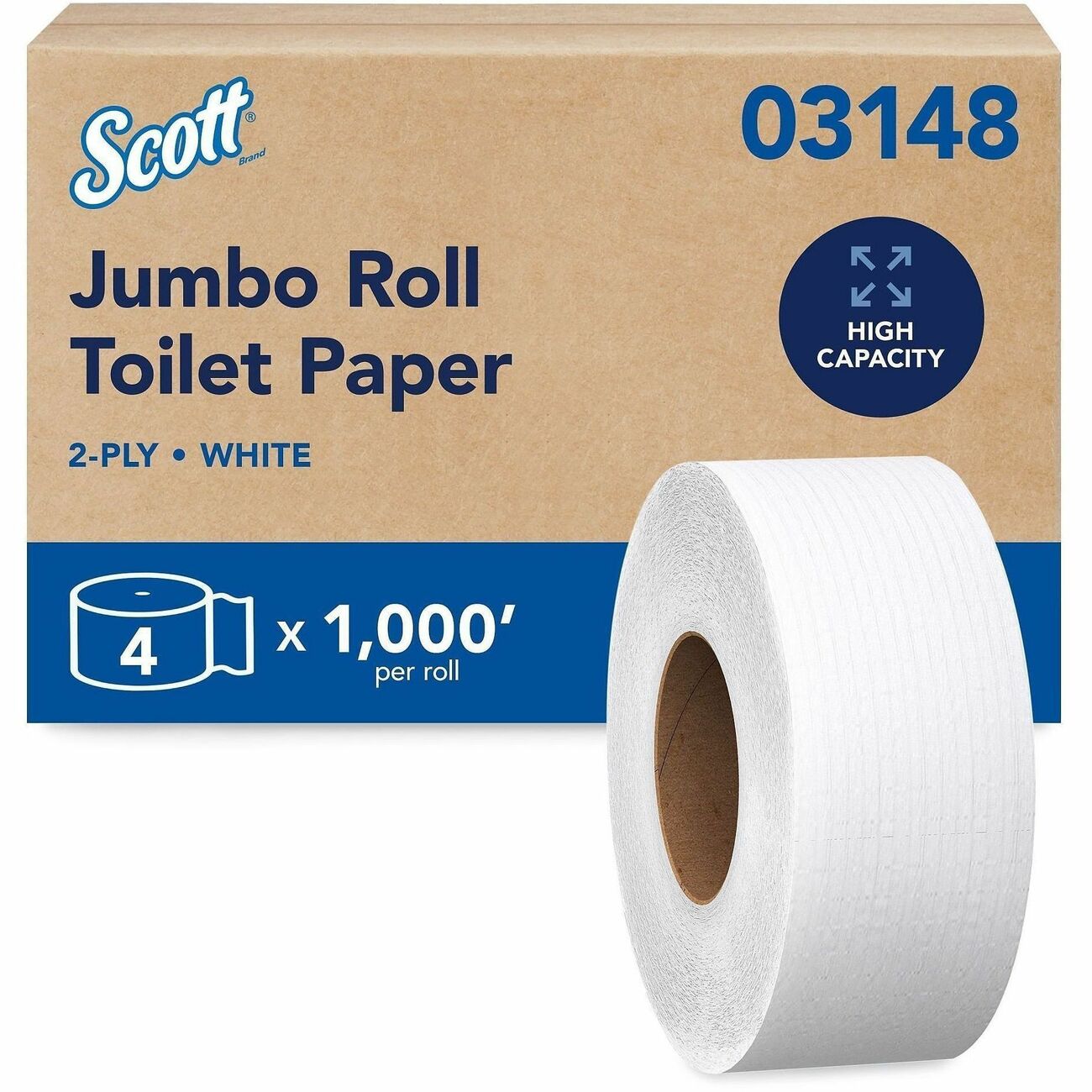 Kimberly-Clark Professional Tissue Toilet 2 Ply White