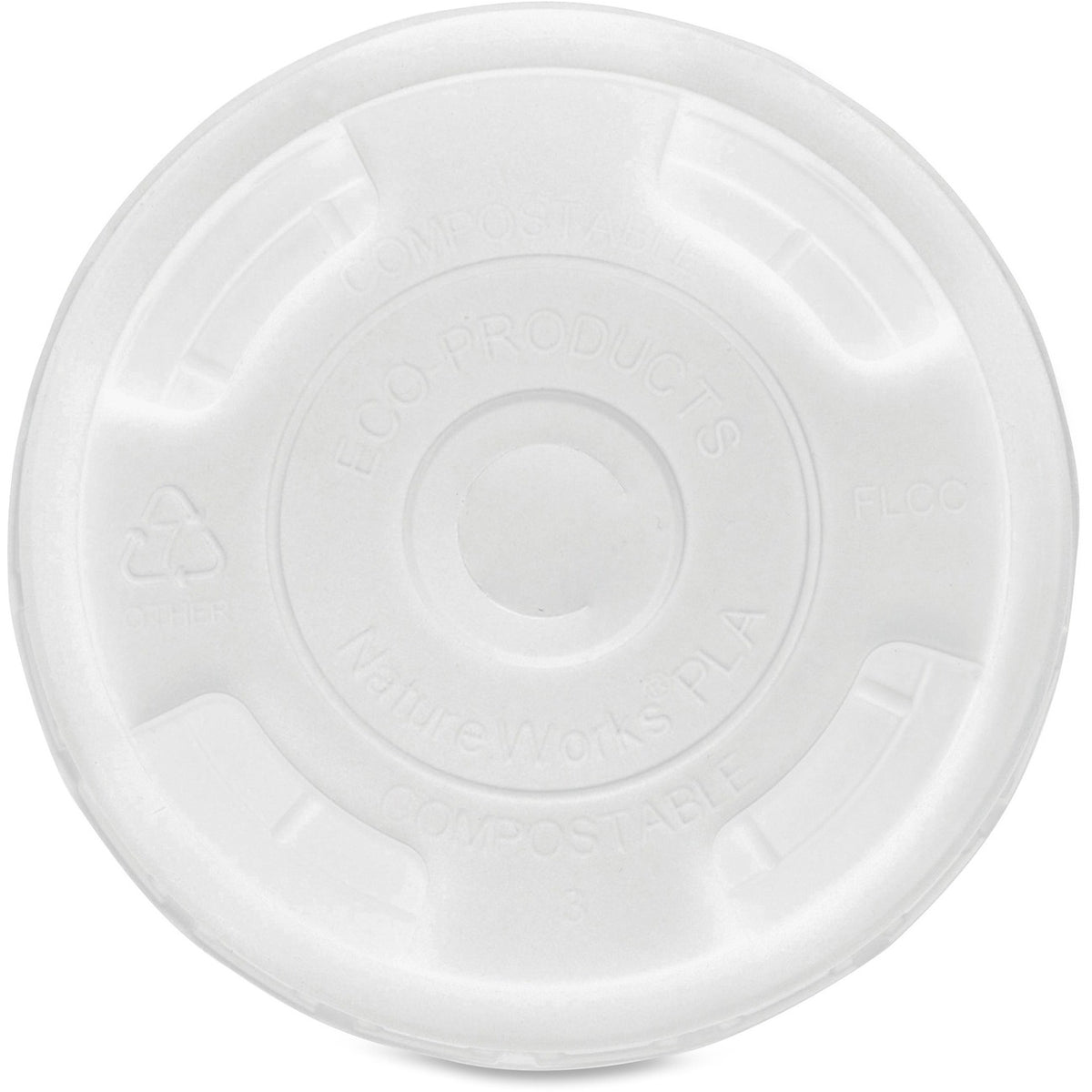 Lid Cup Cold Flat Pla Clr