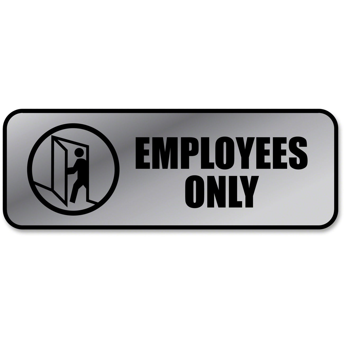 Sign Employees Only Me Sv