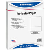 Printworks Pre-Perforated Paper for Invoices, Statements, Gift Certificates & More