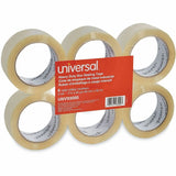 Universal Heavy-Duty Box Sealing Tape, 3" Core, 1.88" x 54.6 yds, Clear, 6/Pack