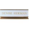 Xstamper Pedestal Aluminum Desk Sign