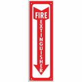 Sign Fire Extinguisher Wh