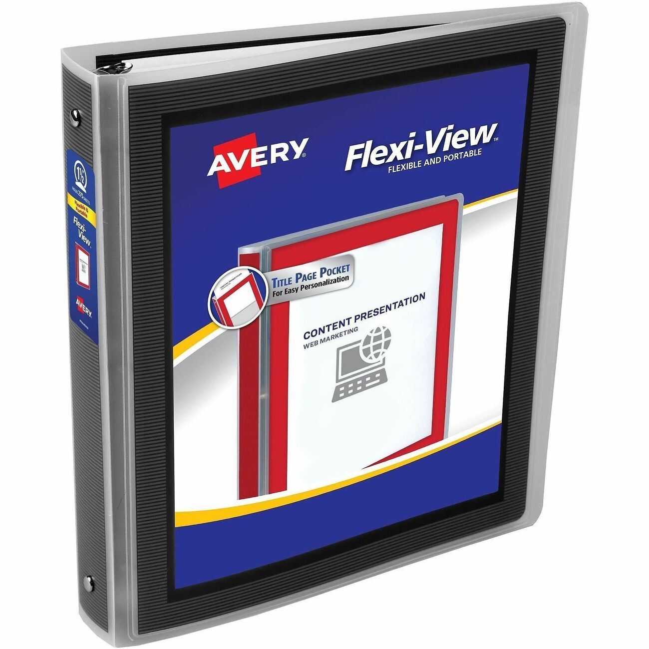 Avery Binder Flx-Vw Rnd 1.5 Bk