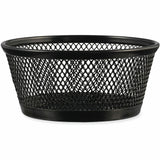 Universal Jumbo Mesh Storage Dish, 4.38" Diameter x 2"h, Black