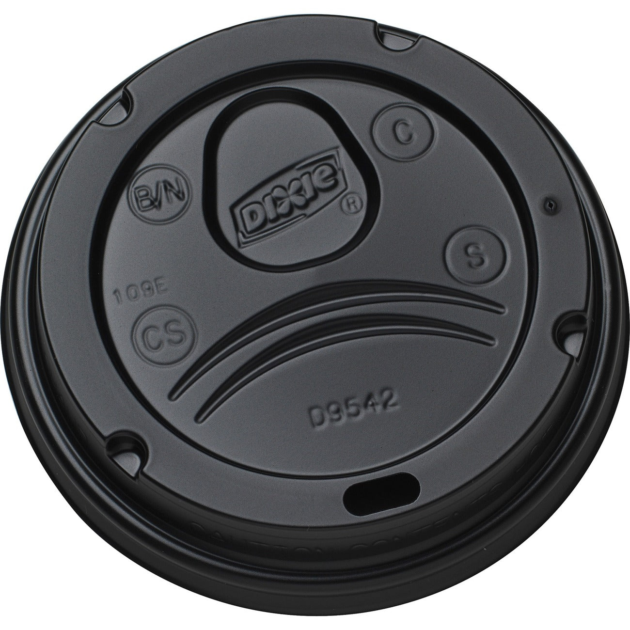 Dixie Lid Pls 16/20Oz Hc Black