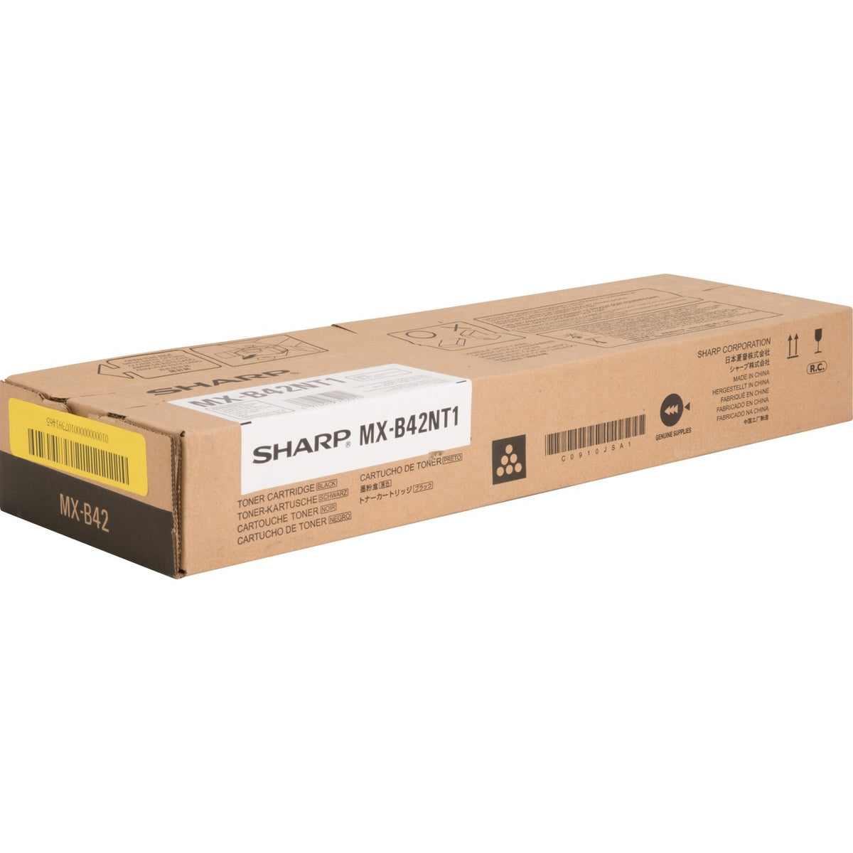 SHARP&reg; MX-B42NT1 Original Laser Toner Cartridge - Black - 1 Each