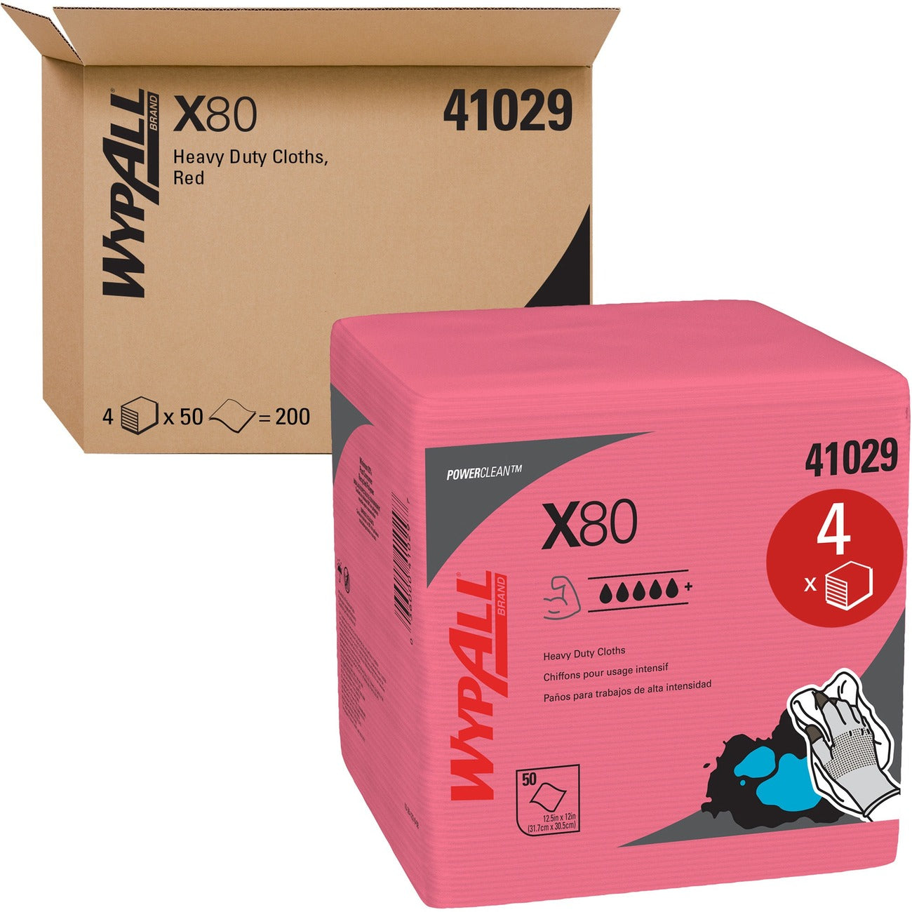 Kimberly-Clark Professional Wiper Hydroknit X80 Wypall