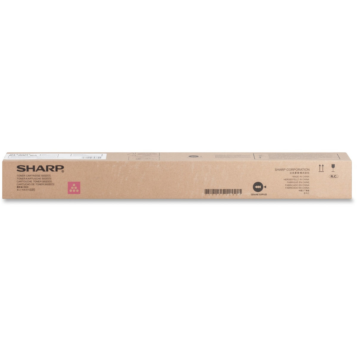 SHARP&reg; MX36NTMA Original High Yield Laser Toner Cartridge - Magenta - 1 Each