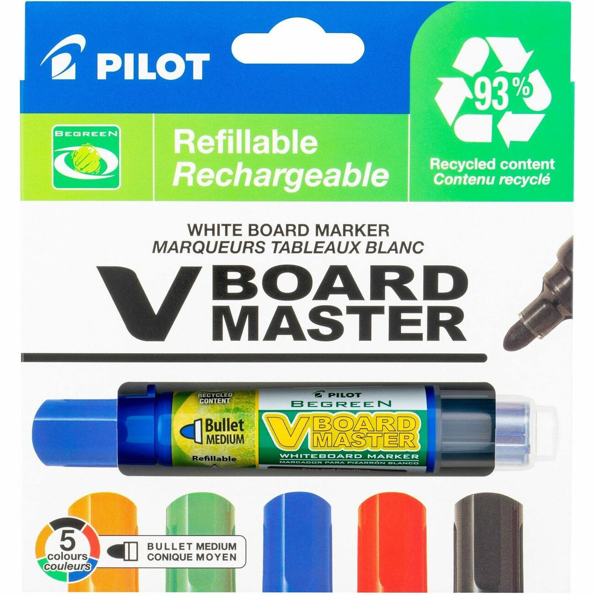 Pilot BeGreen VBoard Master Medium Bullet Marker