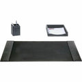 Dsk St Lthr Crocemb Bk 3Pc