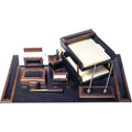 Dsk St Walnut Lthr 10Pc