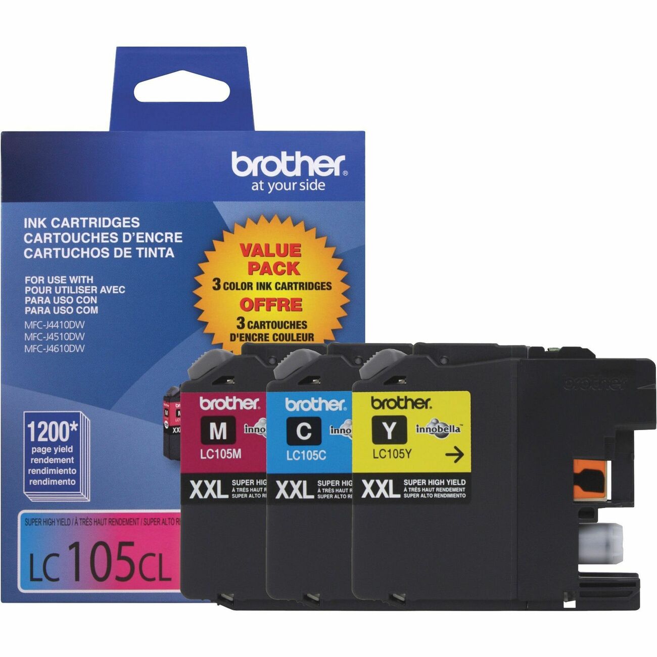 Brother Crtdgs Ink Lc105 C M&Y
