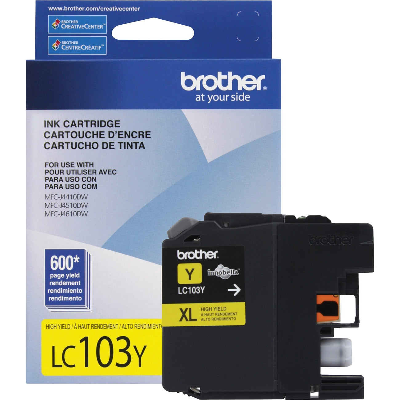 Brother Cartridge Ink 600 Pg Yw