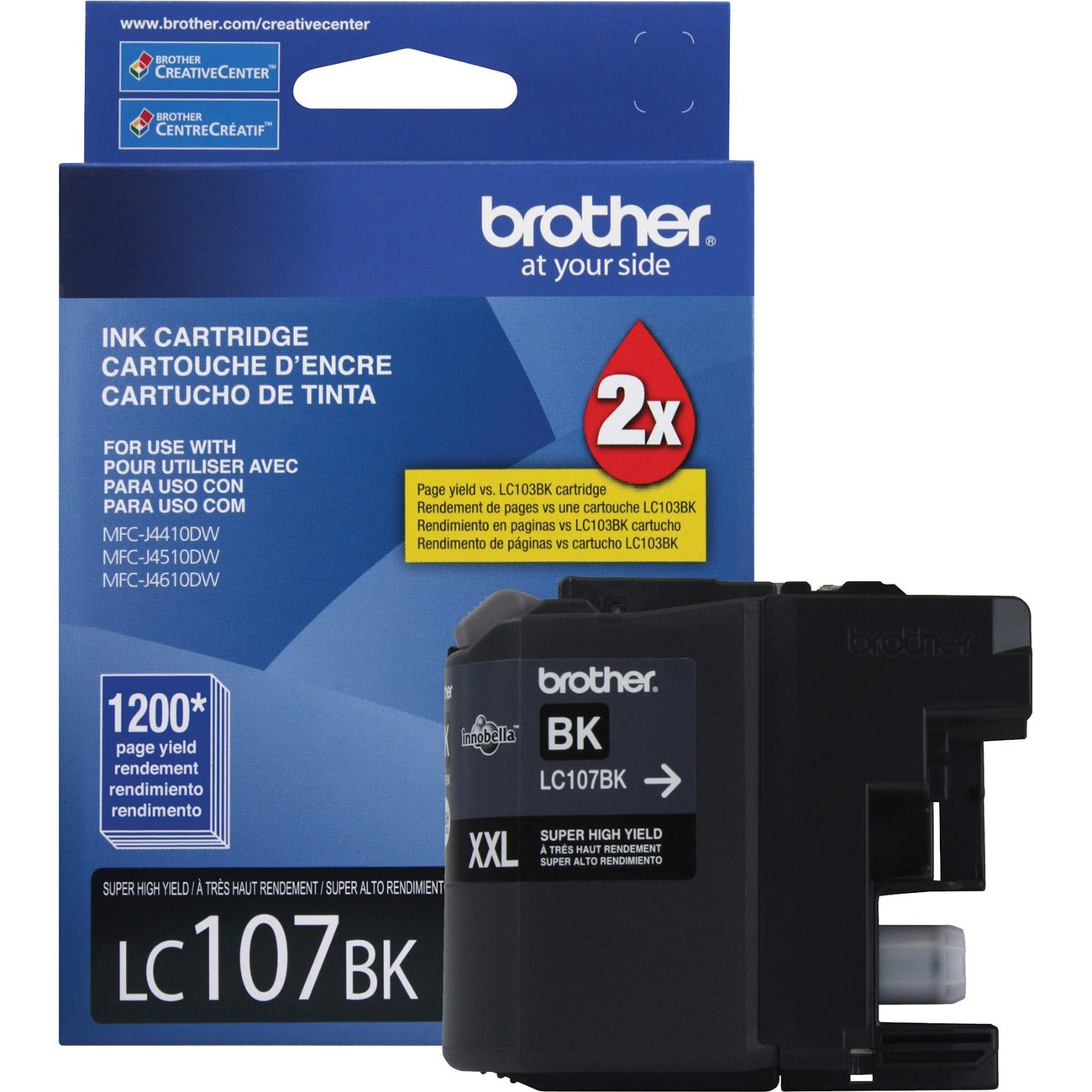 Brother Cartridge Ink 1200 Pg Bk