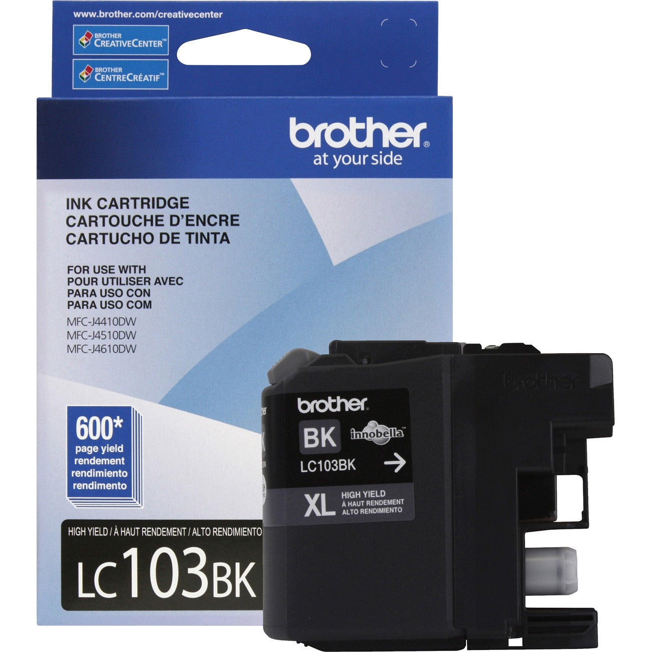 Brother Cartridge Ink 600 Pg Bk