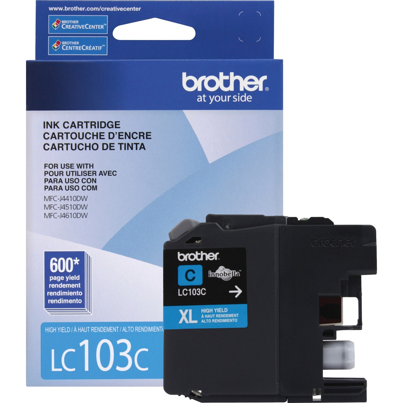 Brother Cartridge Ink 600 Pg Cyn