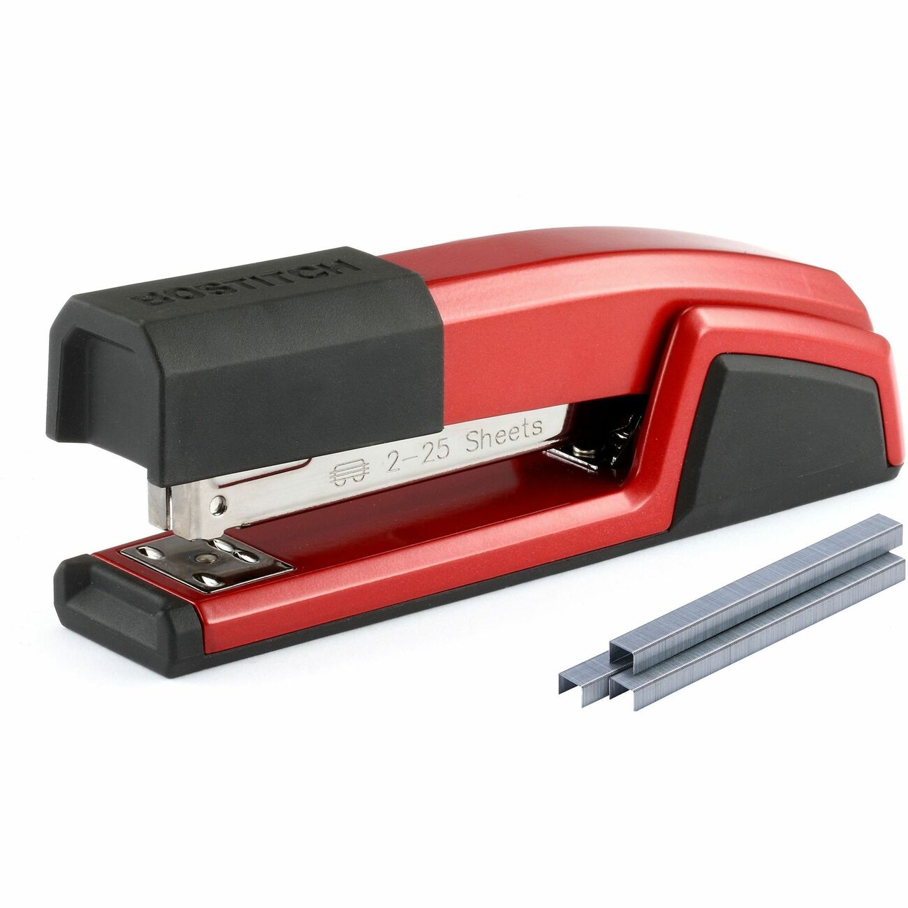 Bostitch Stapler Desk Epic Red