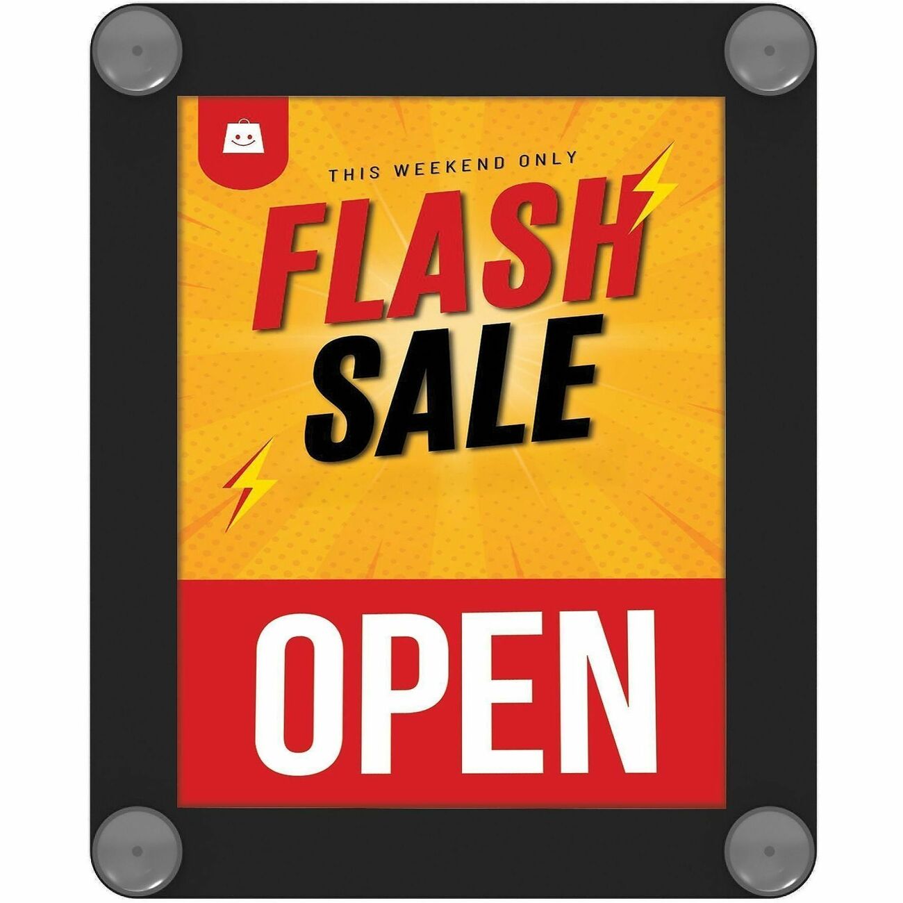 deflecto Display 2 Sided Window