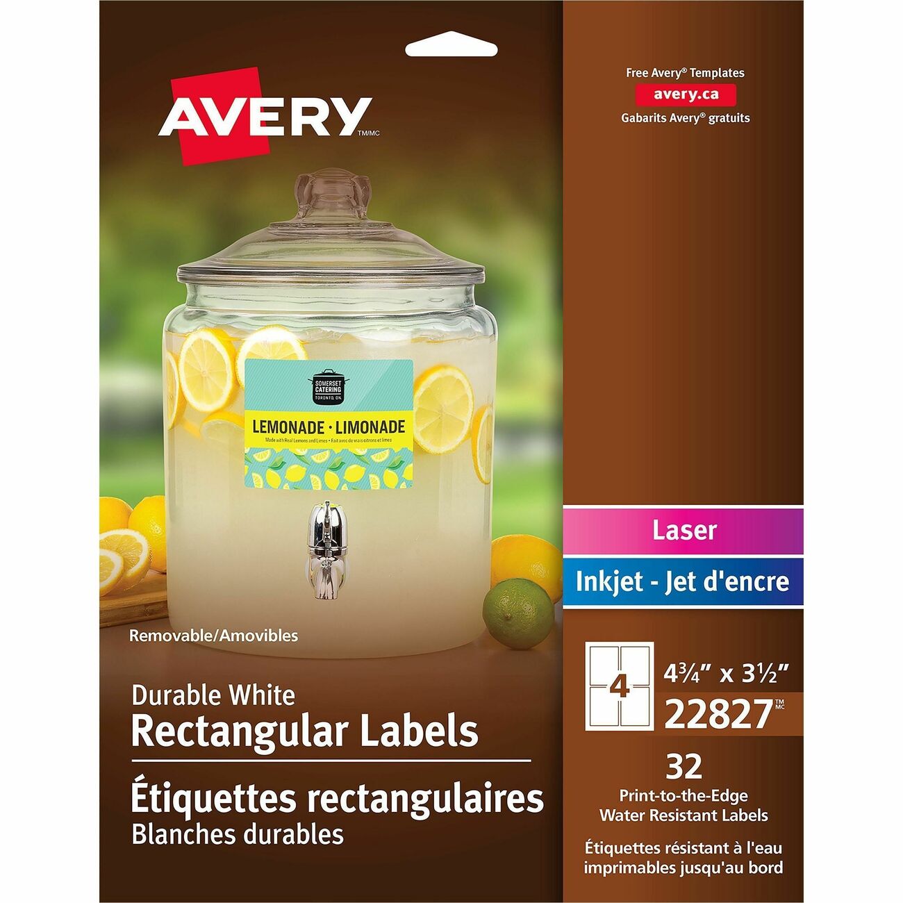 Avery Label Rectangle Trublock We
