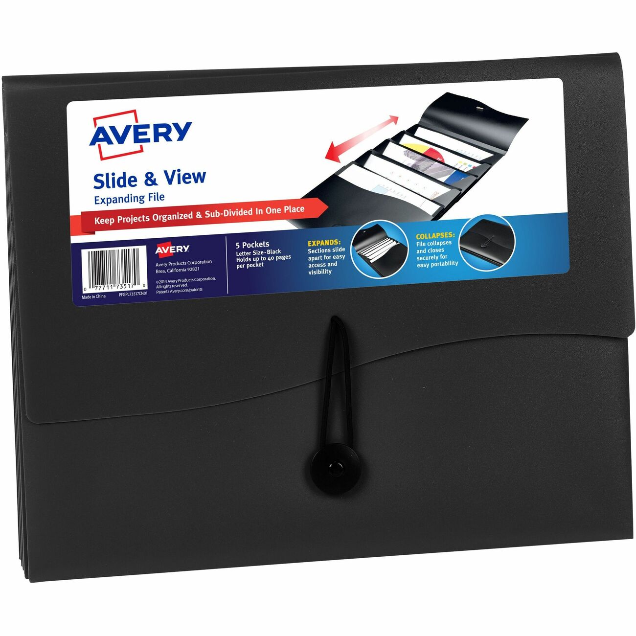 Avery File Folder Expn Slide View