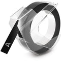 DYMO Tape Vynl Gloss 3/8' Bk