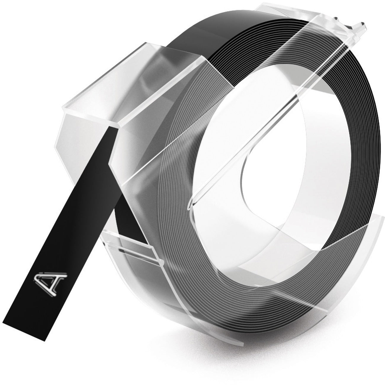DYMO Tape Vynl Gloss 3/8' Bk