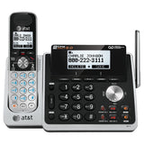 AT&T TL88102 DECT 6.0 1.90 GHz Cordless Phone - Silver, Black